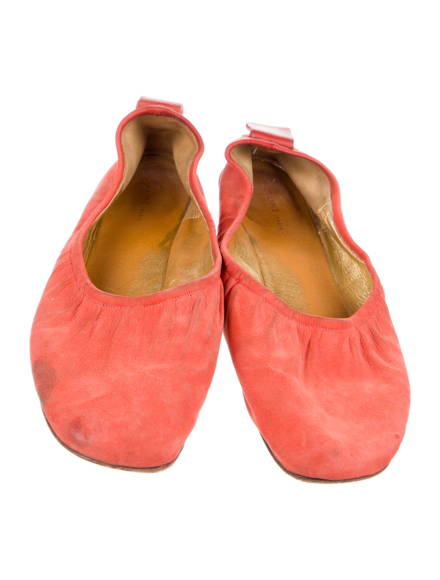 Celine Suede Ballet Flats